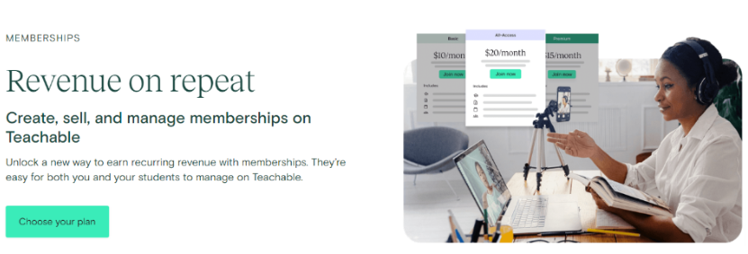 Teachable - Membership Management